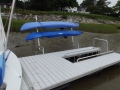 Floating Dock w Kayak Rack